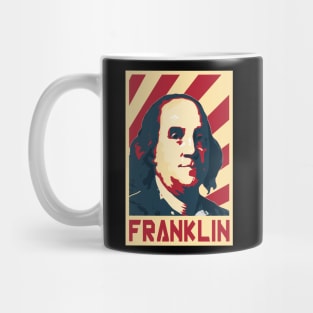 Benjamin Franklin Retro Propaganda Mug